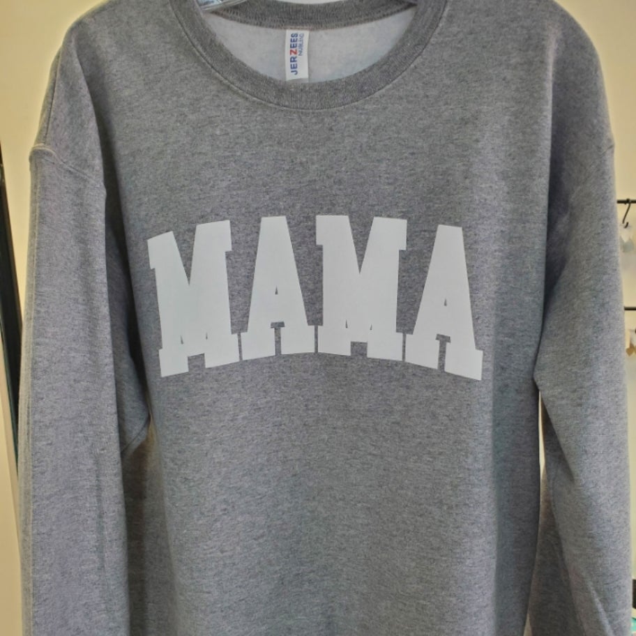 Mama Puff Vinyl Sweatshirt – solillydesignco